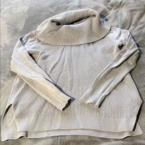Michael Kors Light Gray Cowl Neck Sweater